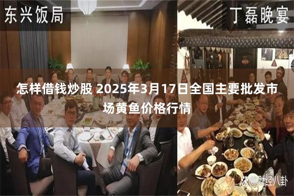 怎样借钱炒股 2025年3月17日全国主要批发市场黄鱼价格行情