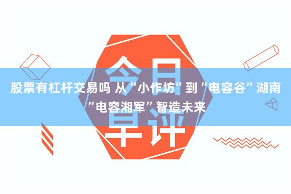 股票有杠杆交易吗 从“小作坊”到“电容谷”湖南“电容湘军”智造未来