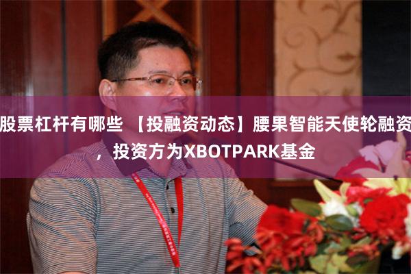 股票杠杆有哪些 【投融资动态】腰果智能天使轮融资，投资方为XBOTPARK基金