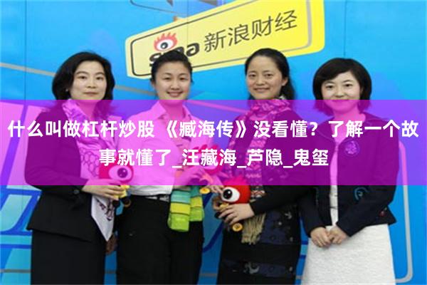 什么叫做杠杆炒股 《臧海传》没看懂？了解一个故事就懂了_汪藏海_芦隐_鬼玺